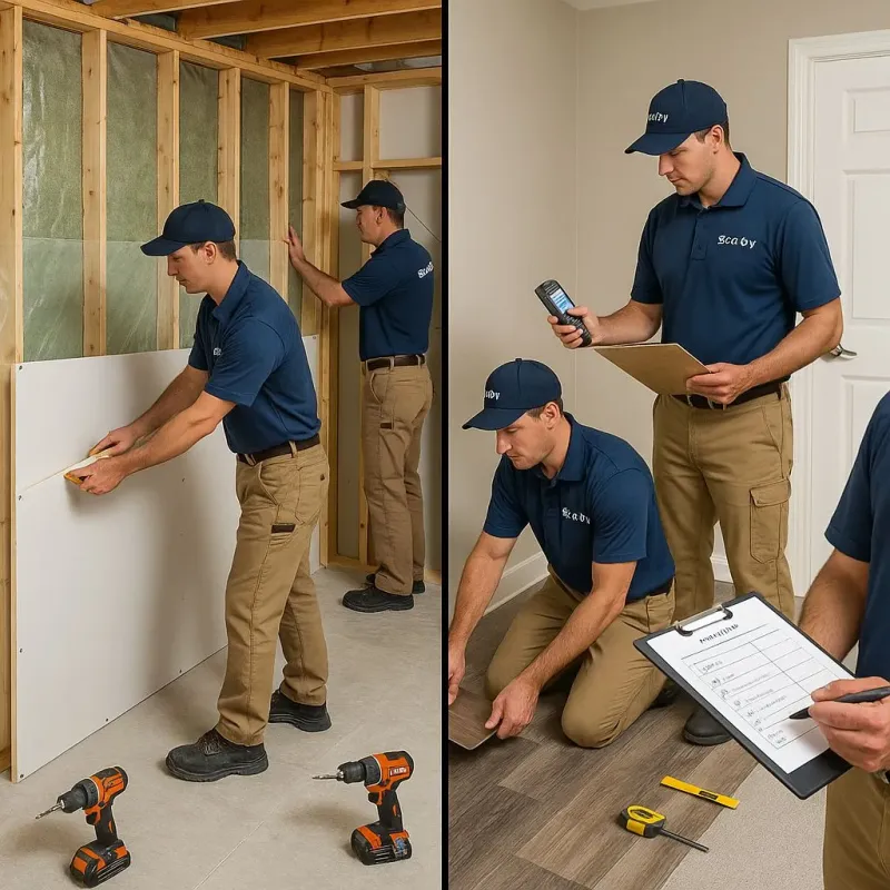Repairs and Reconstruction process in Cromwell, CT