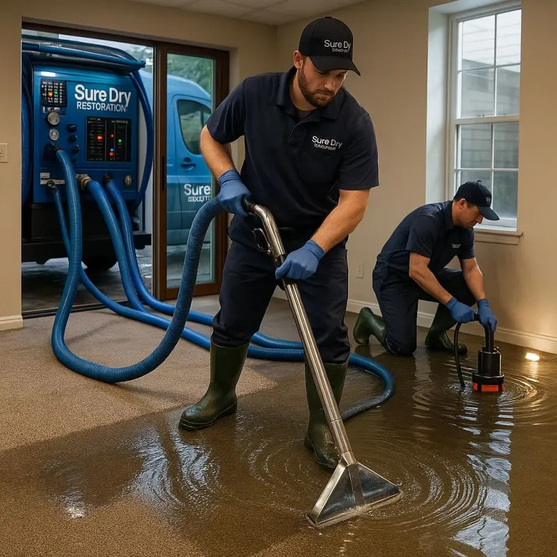 Water Extraction and Removal process in Cromwell, CT